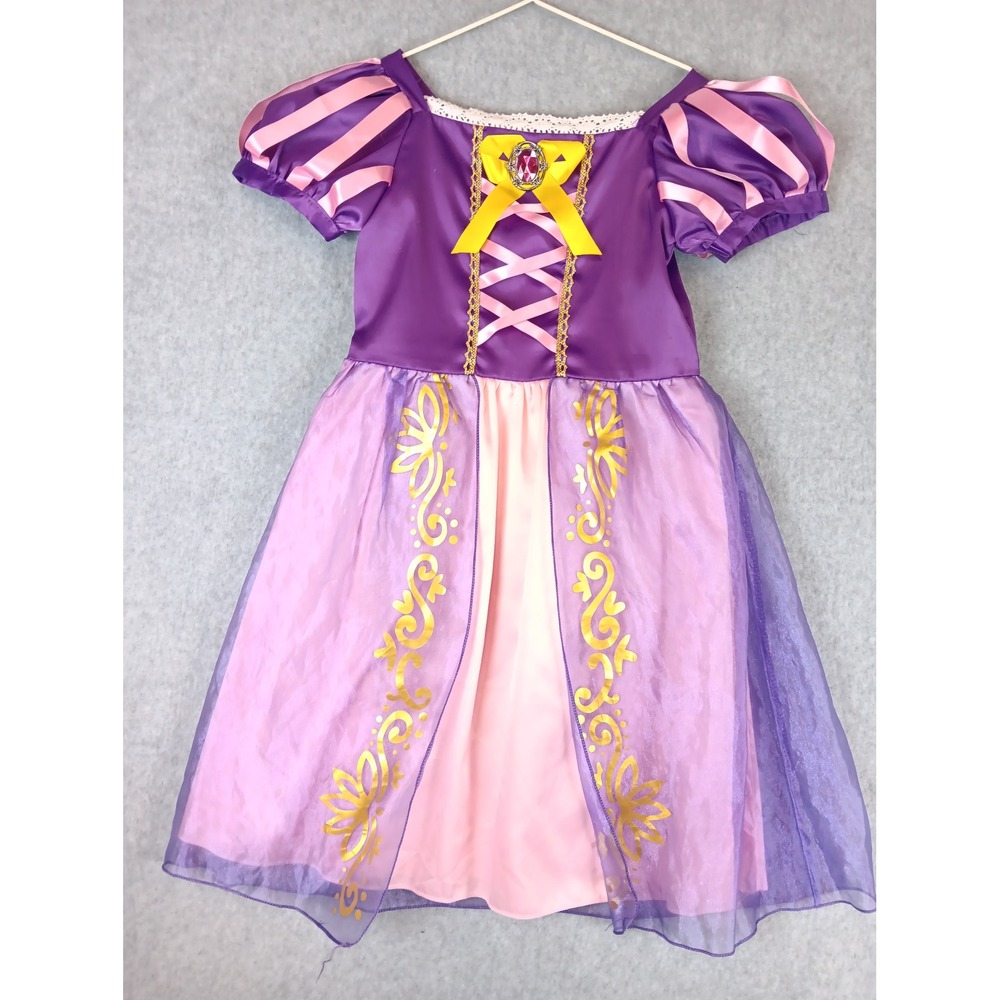 Relibeauty Princess Dress Size 100 Girls Purple Pink Tangled Costume